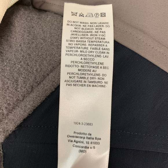 RICK OWENS FW23 Grey Taupe Wool Strapless Long Gown - Picture 6 of 7